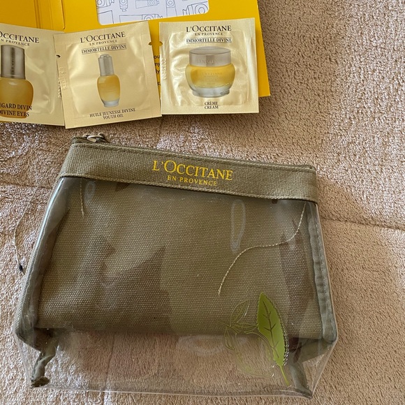 L’Occitane En Provence Cosmetic Bag & 3 Samples - Picture 3 of 5